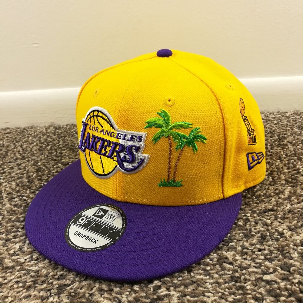 Los Angeles Lakers Hat Cap New Era 9Fifty Snapback Multiple Logos